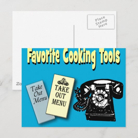 Lieblingskochen Postkarte (Vorne/Hinten)
