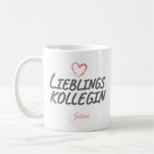 Lieblingskollegin | Geschenk für Kollegin Kaffeetasse (Links)
