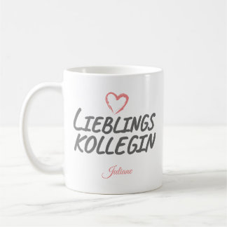 Lieblingskollegin | Geschenk für Kollegin Kaffeetasse