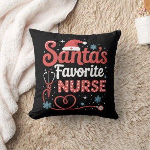 Lieblingskrankenschwester von Santa Weihnachten Kissen