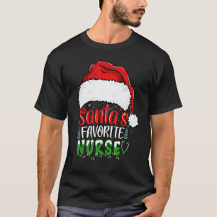 Lieblingskrankenschwester von Santa Weihnachten Kr T-Shirt