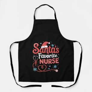Lieblingskrankenschwester von Santa Weihnachten Schürze