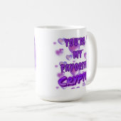 Lieblingskryptid: Mothman Kaffeetasse (VorderseiteRechts)