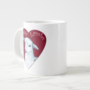 Lieblingslämmer Jumbo-Tasse