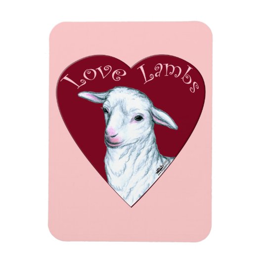 Lieblingslämmer Magnet (Vertikal)