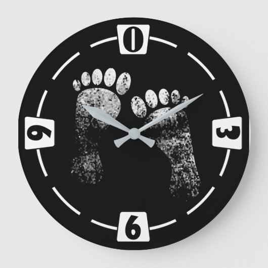 Lieblingslegs Große Wanduhr (Vorderseite)