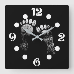 Lieblingslegs Quadratische Wanduhr