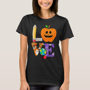Lieblingslehrer Apfel Gruseliges Gesicht  Lehrer H T-Shirt