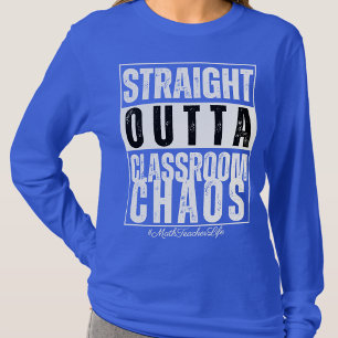 Lieblingslehrer-Geburtstags-Sprüche Mathe Blau T-Shirt