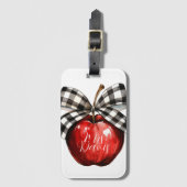 Lieblingslehrer Gepäckanhänger (Vorderseite Vertikal)