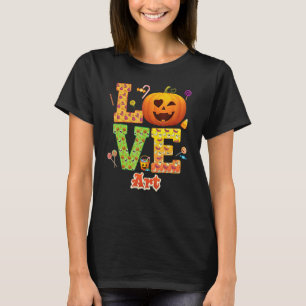 Lieblingslehrer Kürbis Halloween Süße Süßigkeiten T-Shirt