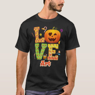 Lieblingslehrer Kürbis Halloween Süßigkeiten Candy T-Shirt