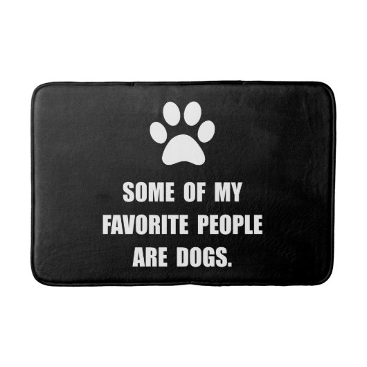 Lieblingsleute-Hunde Badematte (Vorderseite)