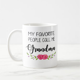 Lieblingsleute rufen mich Großmutter an Kaffeetasse