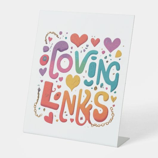 Lieblingslinks Sockelschild (Vorderseite)