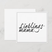 Lieblingsmama (Vorne/Hinten)