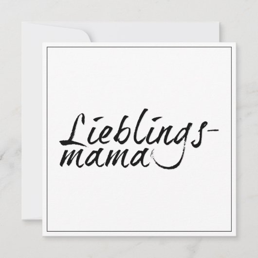 Lieblingsmama (Vorderseite)