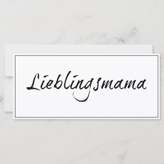 Lieblingsmama (Vorderseite)