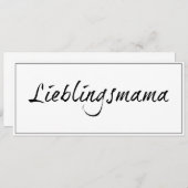 Lieblingsmama (Vorne/Hinten)