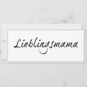 Lieblingsmama (Vorderseite)