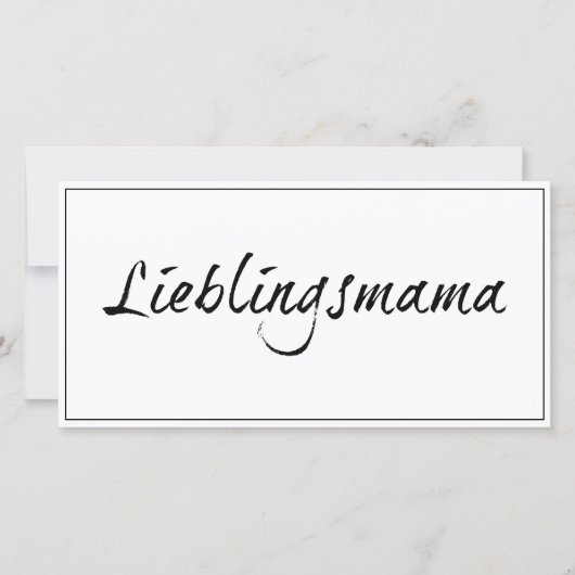 Lieblingsmama (Vorderseite)