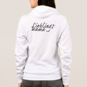 Lieblingsmama Hoodie (Rückseite)