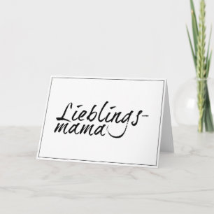 Lieblingsmama Karte