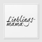 Lieblingsmama Magnetkarte (Vorderseite)