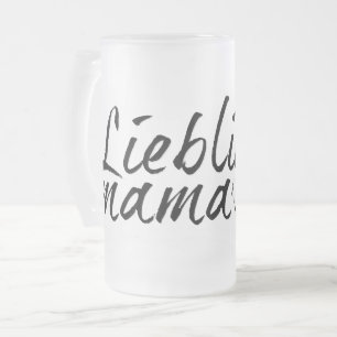 Lieblingsmama Mattglas Bierglas