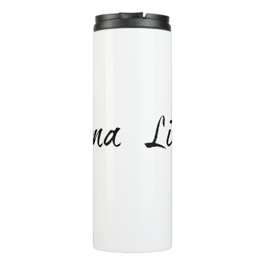 Lieblingsmama Thermosbecher (Rückseite)