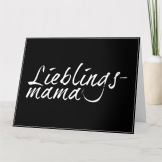 Lieblingsmama weiß - 00001 karte