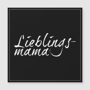 Lieblingsmama weiß - 00001 magnetkarte