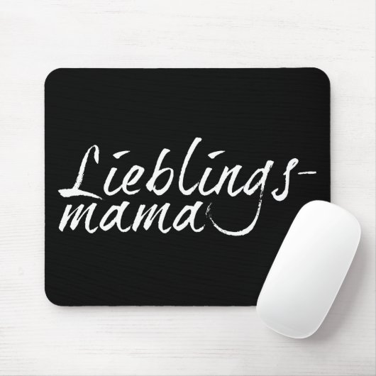 Lieblingsmama weiß - 00001 mousepad (Mit Mouse)