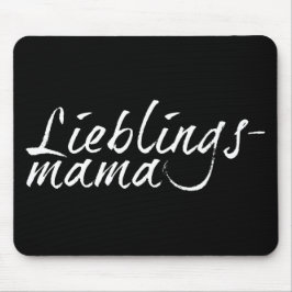 Lieblingsmama weiß - 00001 mousepad