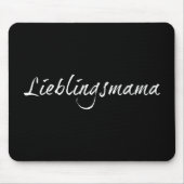 Lieblingsmama weiß - 00001 mousepad (Vorne)
