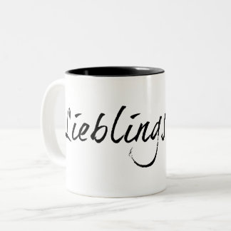 Lieblingsmama Zweifarbige Tasse