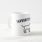 Lieblingsmensch Kaffeetasse (Vorderseite Links)