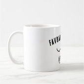Lieblingsmensch Kaffeetasse (Links)