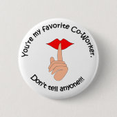 Lieblingsmitarbeiter Button (Vorderseite)