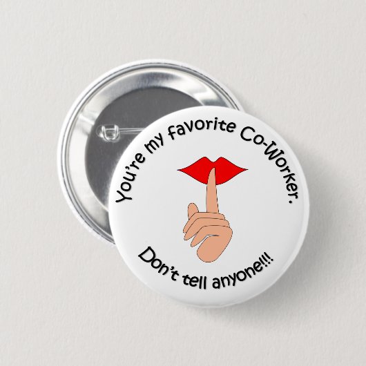 Lieblingsmitarbeiter Button (Vorne & Hinten)