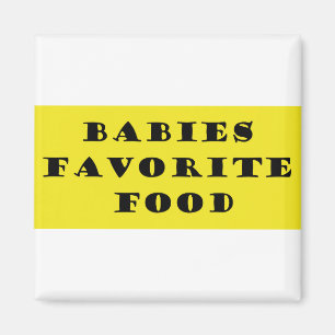 Lieblingsnahrung für Babys Magnet