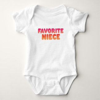 Lieblingsnichte, lustiges Tante-Geschenk, süße Bab Baby Strampler