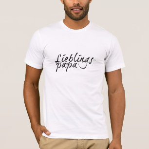 Lieblingspapa - schwarzer Schriftzug 00001 T-Shirt
