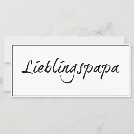 Lieblingspapa - schwarzer Schriftzug 0001 (Vorderseite)