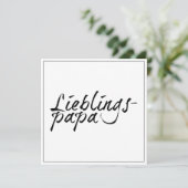 Lieblingspapa - schwarzer Schriftzug 0001 (Stehend Vorderseite)