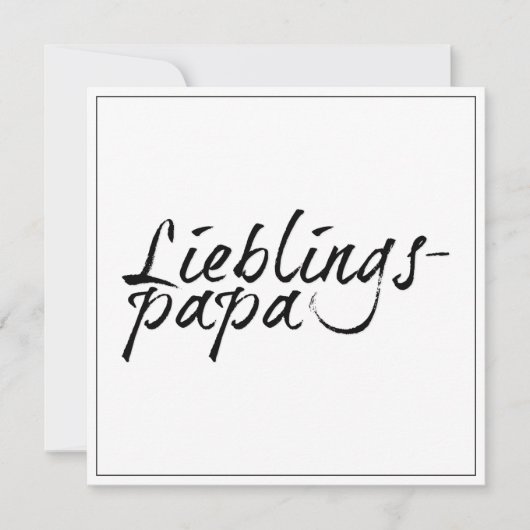 Lieblingspapa - schwarzer Schriftzug 0001 (Vorderseite)