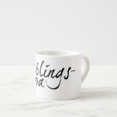 Lieblingspapa - schwarzer Schriftzug 0001 Espressotasse (Vorderseite Rechts)