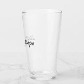 Lieblingspapa - schwarzer Schriftzug 0001 Glas (Links)