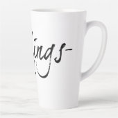 Lieblingspapa - schwarzer Schriftzug 0001 Milchtasse (Rechts)