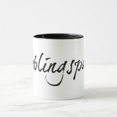 Lieblingspapa - schwarzer Schriftzug 0001 Tasse (Zentrum)